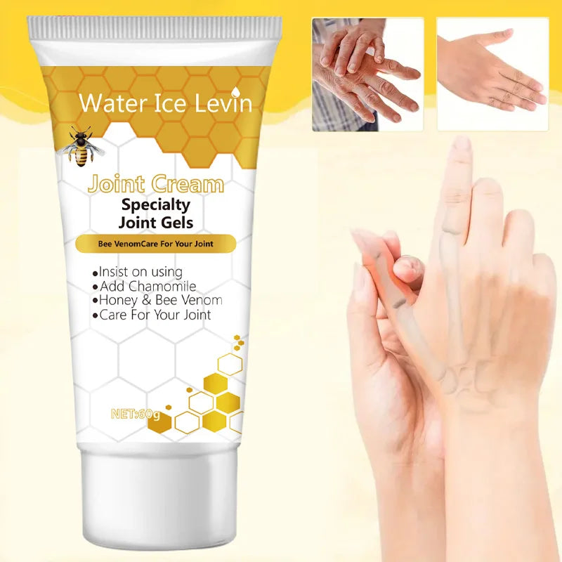 Bee Venom Joint Cream - Hypoallergenic and Soothing Moisturizing Lotion with a Light Fragrance for All Skin Types